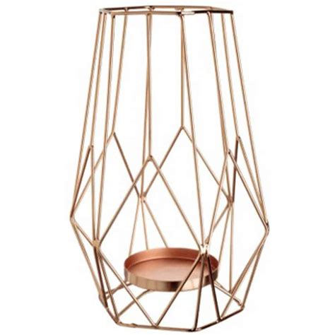 Geometric Copper Candle Holder More Production Ltd