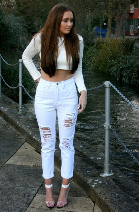 White Jeans Streetstyle Ideas White Jeans Street Style Jeans
