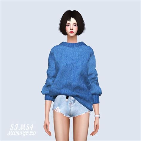 Lana Cc Finds Mm Sweatermm By Marigold Sims 4 Sims 4 Clothing Sims