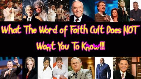 The Word Of Faith Movement 2 Things They Dont Want Us To Know Youtube