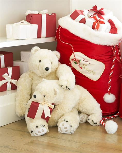 Stuffed Christmas Polar Bear Polar Bear Christmas Christmas