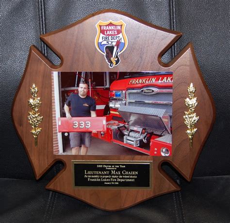 Custom Firefighter Plaques And Awards Fire Department Plaques