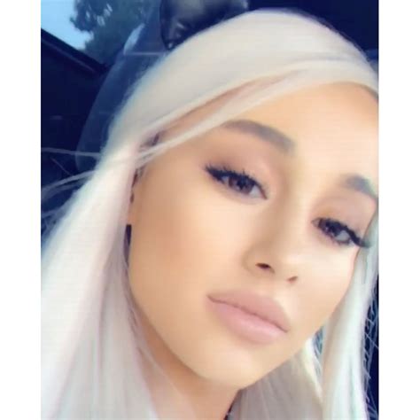 New Song New Hair Ariana Grande Goes Platinum Blonde