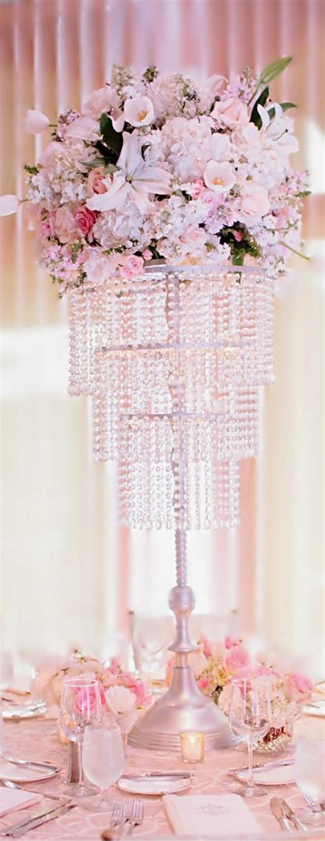 Centerpieces Bring On The Bling Crystals And Diamonds 2278602 Weddbook