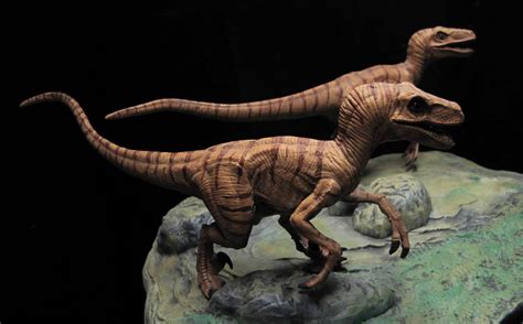 Jurassic Model Kit Park Plastic Velociraptor Gallery Dakkadakka
