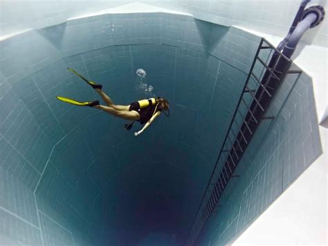 take a plunge into one of the world s deepest indoor swimming pool photo credit daan