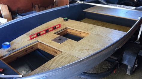 Putting Plywood Floor In Jon Boat