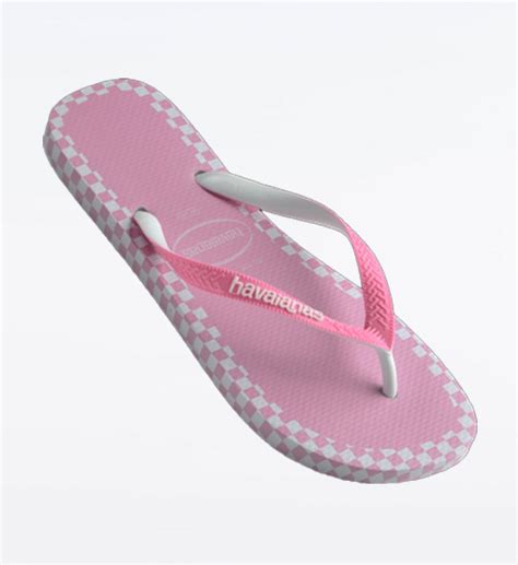Havaianas Havaianas Top Checkmate Pink White Ozmosis Sandals Thongs