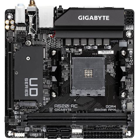 Gigabyte Ultra Durable A520i Ac Desktop Motherboard Amd Chipset