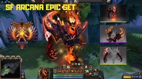 Best Sf Arcana Dota 2 Epic Set Youtube