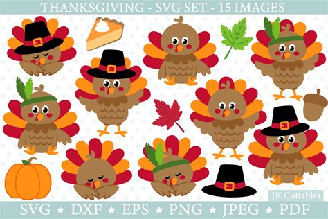 turkey svg svg files for cricut thanksgiving svg silhouette files embellishments clip art