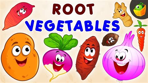 Root Vegetables Learn Spelling Videos For Nursery And Kindergarten In