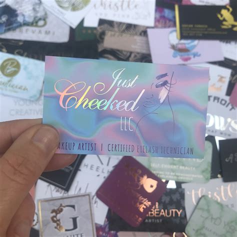You can use these credit card numbers on a free trial. Holographic Foil Business Cards