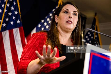 Rnc Chairwoman Ronna Mcdaniel Speaks During A Press Conference At The