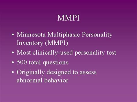 What Is A Mmpi Test Muslinational