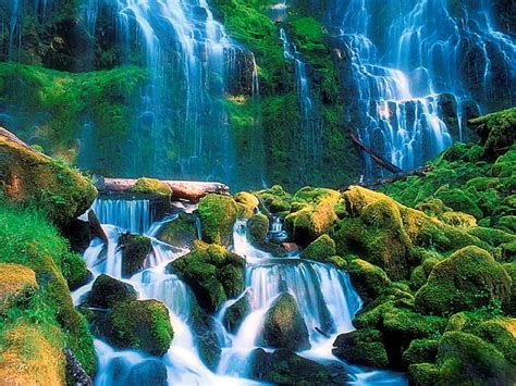 Breathtaking Waterfalls Stunning Panoramic View Attractions In