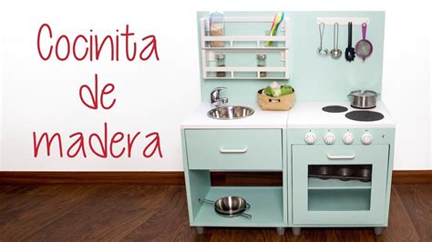 Qué regalar a una niña: Cocinita de madera con mesitas recicladas DIY - Hazlo tú ...