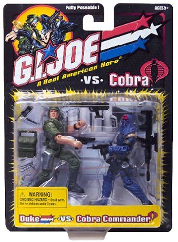 Gi Joe Vs Cobra Duke Green Uniform Vs Cobra Commander Action