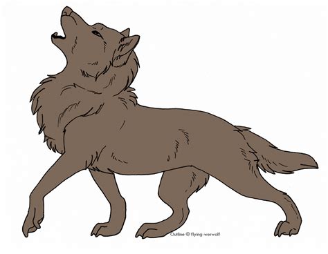 Animated Howling Wolf Hopenterprise