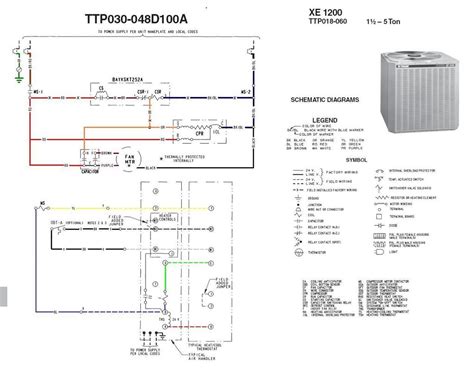 Electrical wiring diagrams are made up of two things: Find Out Here Trane Package Unit Wiring Diagram Sample