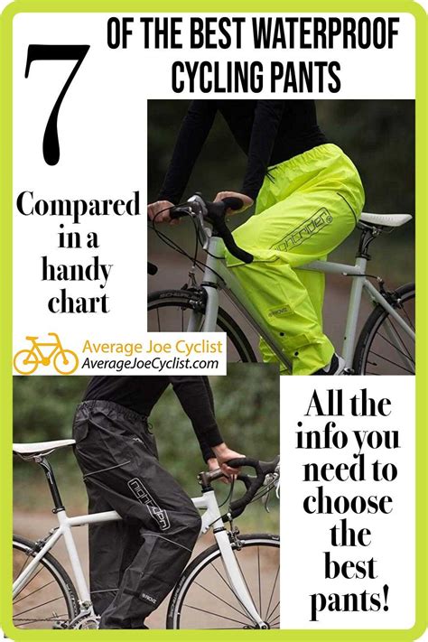 Ajc Pin Waterproof Pants • Average Joe Cyclist