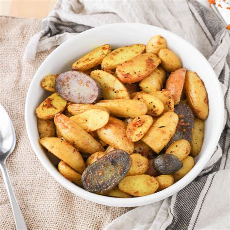 Turmeric Potatoes Healthy Plant Based Side Dish Vegan Gluten Free
