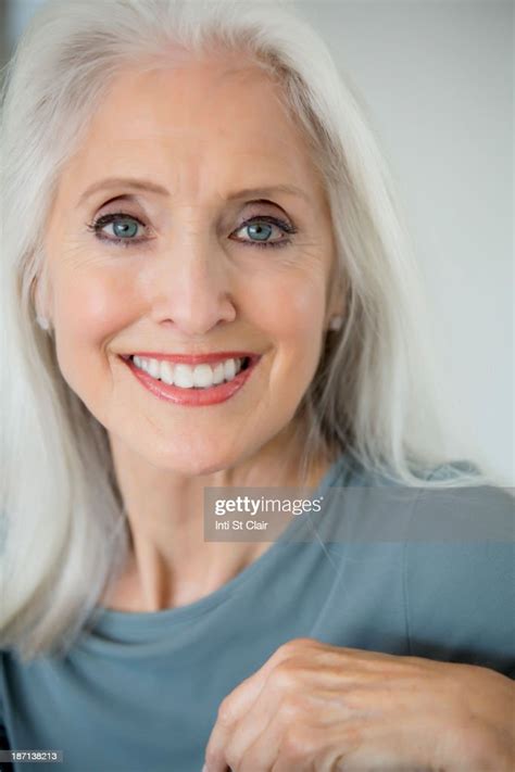 Older Caucasian Woman Smiling Photo Getty Images