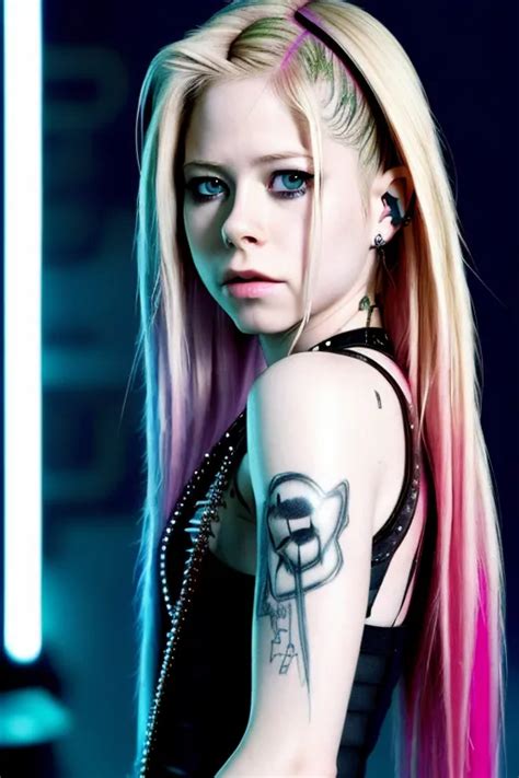 Dopamine Girl Avril Lavigne Naked Perfect Face High Quality Face 64k Cyberpunk X1xrxrg5gzn