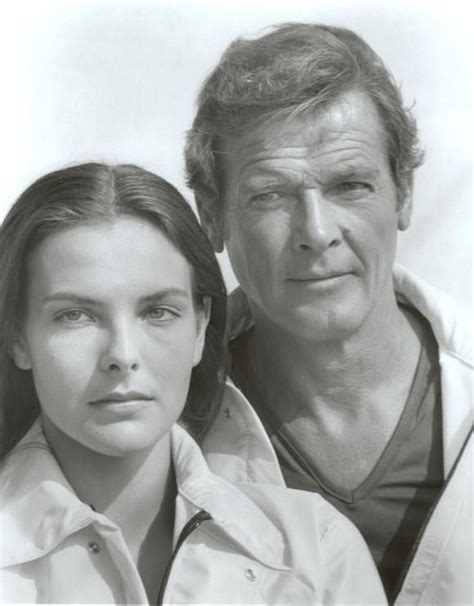 Carole Bouquet And Roger Moore For Your Eyes Only 1981 James Bond Women 007 James Bond