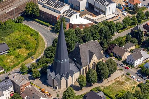 Luftaufnahme Neubeckum Kirchengeb Ude Der Katholischen Pfarrkirche