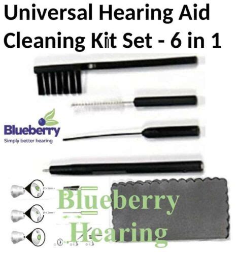 Phonak Universal Hearing Aid Cleaning Kit Set 6 In 1 Cleaning