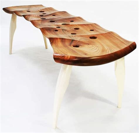 Unusual Indoor Benches: 25 Unique Wooden Designs