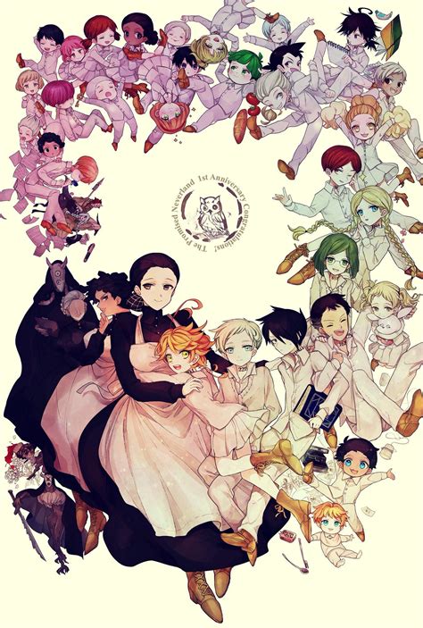 Everyone From The Promised Neverland Manga Anime Fanarts Anime Otaku