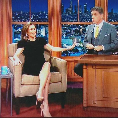 Meredith Vieira Crossed Legs In A Litle Black Dress And Nude Louboutins