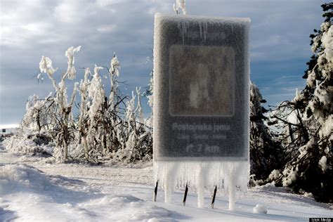 11 Surreal Photos From Slovenias Worst Ice Storm In Living Memory
