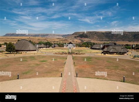 Thaba Bosiu Cultural Village Lesotho Stock Photo Alamy