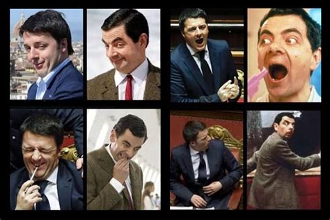 La tedesca taz non ha alcun dubbio: Foto: Renzi vs Mr Bean trovate le differenze!