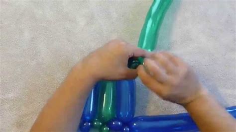 single layer flat weave balloon tutorial balloon twisting and modeling 1 2 youtube