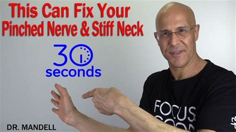 Fix Pinched Nerve And Stiff Neck Extending Your Wrist Dr Alan Mandell
