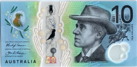 Banknote Australia 10 Dollars B Paterson Horse M Gilmore 2017
