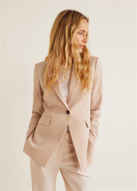 Online Fashion Blazer Suit Women Blazers For Women Blazer Beige