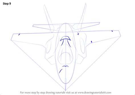 How To Draw A F22 F22 5lb Step By Step Drawing