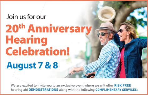 20th Anniversary Free Hearing Clinic Hearing Aids And Testing Polo