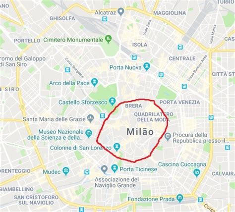 Mapa Turistico De Milao Para Imprimir Viajar Italia Images