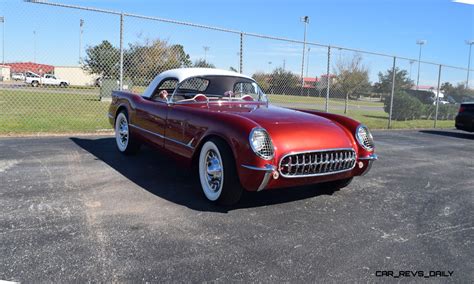 1953 Chevrolet Corvette With Bubble Hardtop Featuring A Nasty