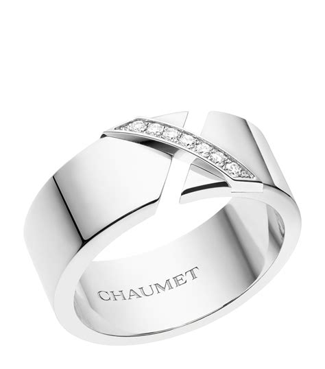 Chaumet White Gold And Diamond Liens Évidence Ring Harrods Se