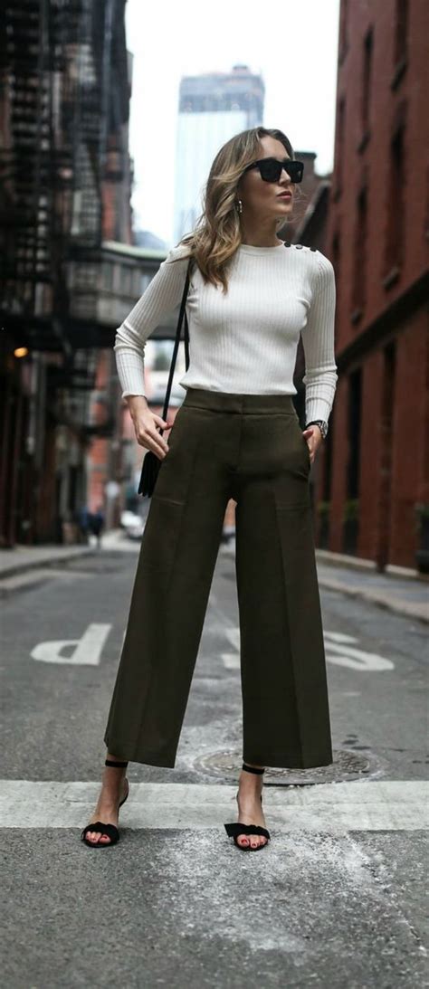 My Top Tips On How To Style Wide Leg Pants Of Leather And Lace Fashion Work Fashion