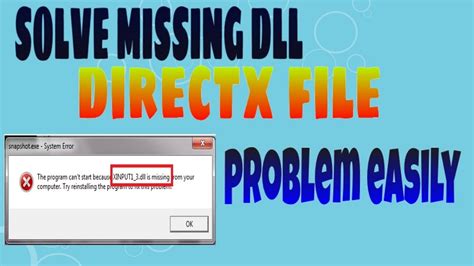 How To Fix Dll File Errors Missing On Windows 7810 For Free Youtube