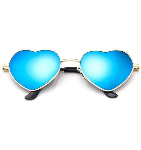 Love Heart Shaped Sunglasses Women Luxury Cat Eye Sun Glasses Sexy Sweet Candy Mirror Lens
