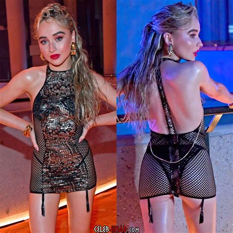 Sabrina Carpenter Nude Behind The Scenes Of Lingerie Shoot